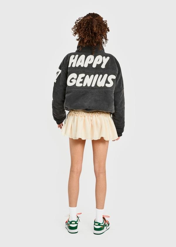 HAPPY GENIUS Denim Puffer Jacket